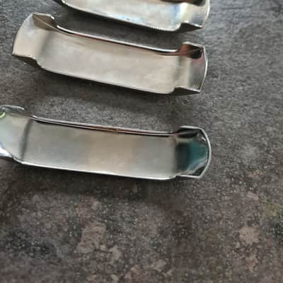 Vintage Orginal Fender Jaguar Jazzmaster Mustang Bridge & pickup covers 1960s image 7