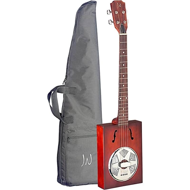 JN Guitars Cask Series Puncheon Cigar Box Resonator Guitar - Sunburst image 1