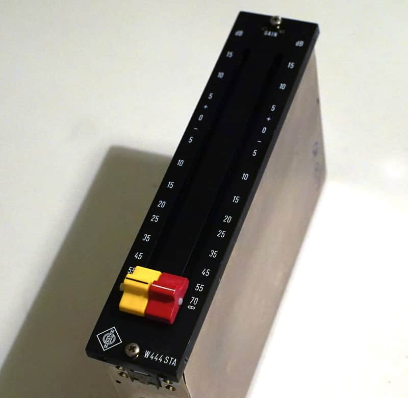 Vintage Neumann W444sta discrete active stereo fader / preamp