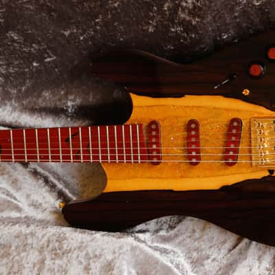 Build to order GB Liuteria Boutique Petra 6 string fiber optic lights edition image 14