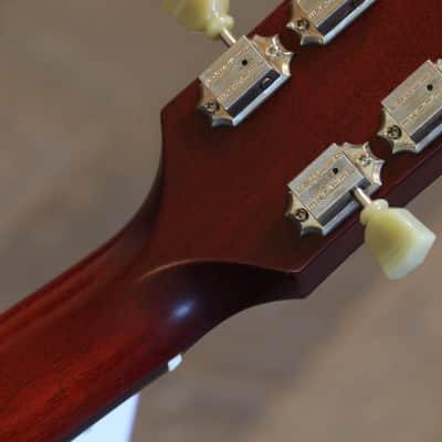 2011 Gibson ES-335 Dot Semi-Hollow Electric Guitar Satin Red + OHSC image 19