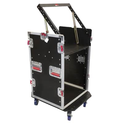 Gator G-TOUR 10X12 PU G-Tour 10U Top 12U Side Road Pop-Up Console Rack Case image 1