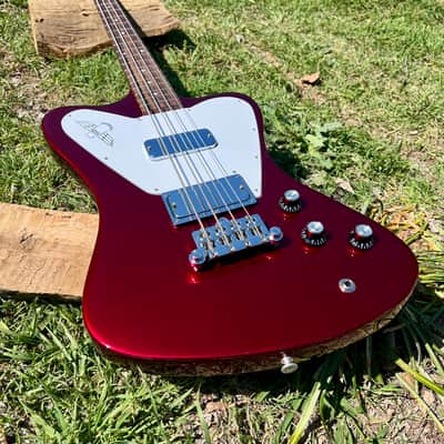 Gibson Non Reverse Thunderbird Bass Guitar 2022 - Sparkling Burgundy image 6