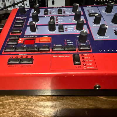 Nord Lead Rack Rackmount Virtual Analog Synthesizer 1995 - 1997 - Red