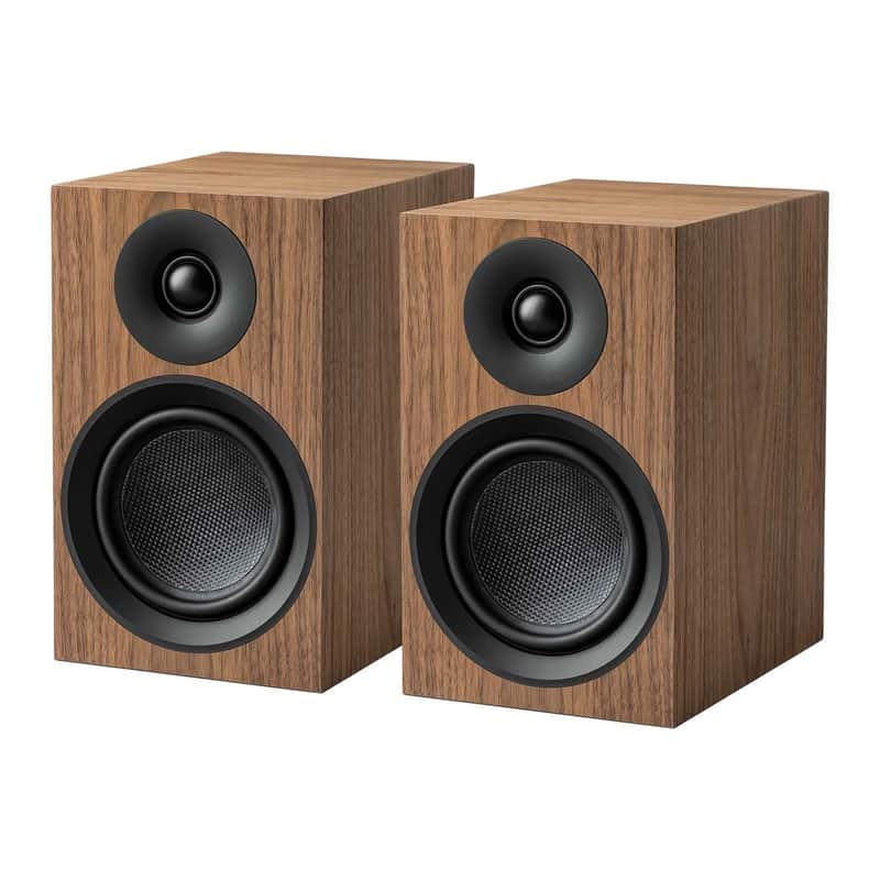 Pro-Ject: Speaker Box 5 E Carbon Passive Speakers (Pair) Satin Walnut image 1