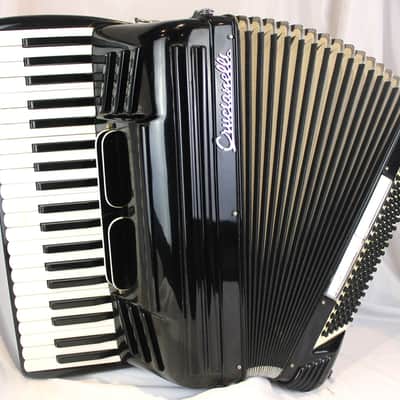 6449 - Black Pancordion Crucianelli Piano Accordion LM 41 120 image 1