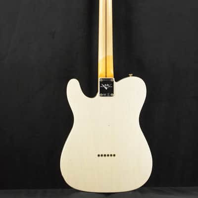 Mint Fender 1959 Telecaster Journeyman Relic Aged White Blonde 1-Piece Rift Sawn Maple Neck Fingerboard image 8