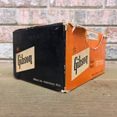 Vintage 1960's Gibson Guitar String Counter Top Display Box w/ String Boxes, Strings! image 4