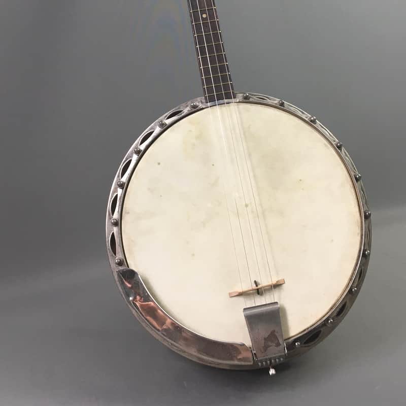 1930s Gretsch NYC Broadkaster Irish Tenor Banjo Lacquer