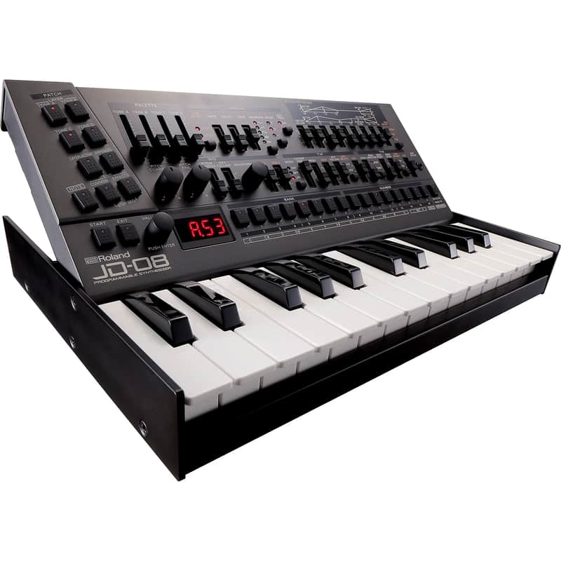 Roland JD-08 Boutique Series Programmable Synthesizer Module with K-25m Keyboard image 1
