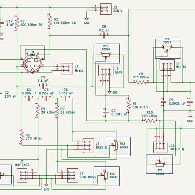 DIY partial kit PCB for tube equalizer image 4
