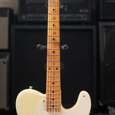 Fender 1956 Esquire Electric Guitar - Refinished Yellow with Hardshell Case - Used image 5