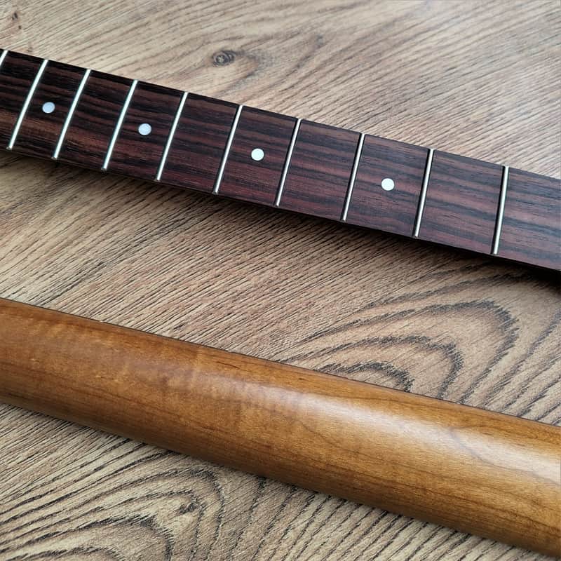 Stratocaster Compatible Roasted Maple and Rosewood Guitar Neck Nitro 22 fret image 1