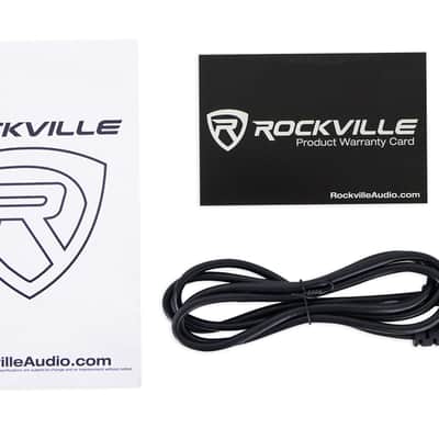 Rockville Rock Shaker 8" Inch White 400w Powered Home Theater Subwoofer Sub image 13