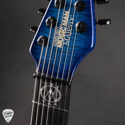 Ernie Ball Music Man BFR Majesty 7 - Blue Ink #25/50 image 7