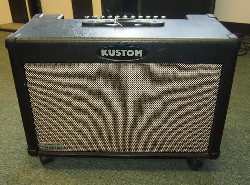 Kustom Quad 100 DFX 2x12 electric guitar combo amplifier image 1
