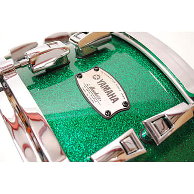 Yamaha Absolute Hybrid Maple 14x6 Snare Drum - Jade Green Sparkle - NEW (AMS-1460) image 2