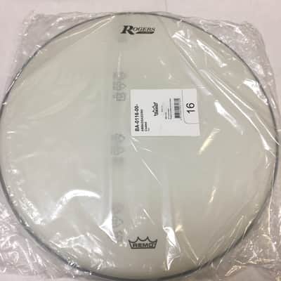 Rogers - RBH16A - Logo Drum Head 16" Coated White image 1
