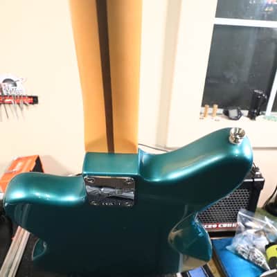 Fender American Professional Classic Jazzmaster Metallic Teal Electric Guitar image 23