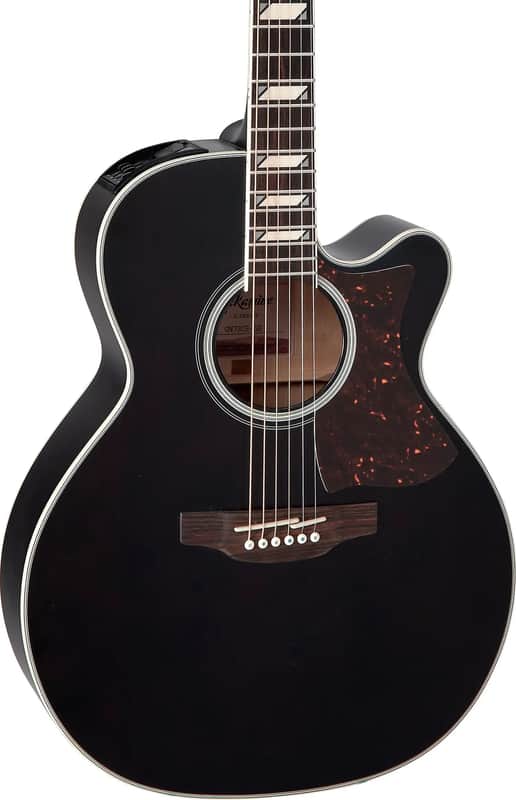Takamine GN73CE Grand Concert Acoustic-Electric Guitar, Solid Spruce Top, Satin Black image 1