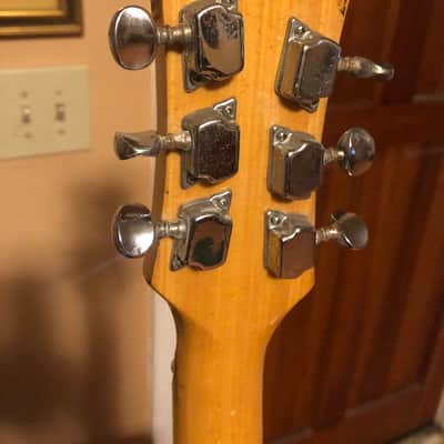 Trump Teisco violin guitar 1960s Sunburst by Tiesco image 12