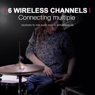 Xvive U4R2 Wireless in-Ear Monitor System with 2 Receivers image 10