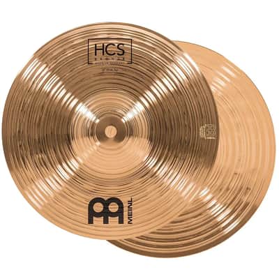 Meinl 10" HCS Bronze Hi-Hat Cymbals (Pair)