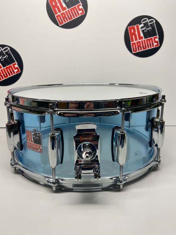 RL Drums RL14x6. 2022 Fluorescent blue acrylic image 1
