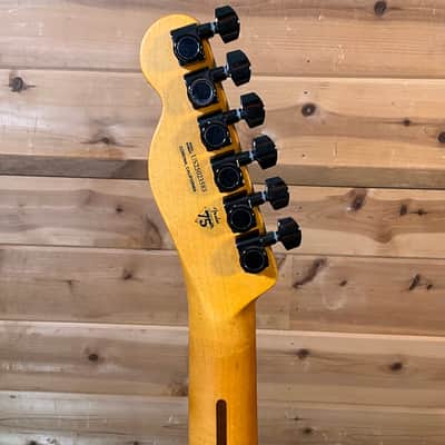 Fender 75th Anniversary American Ultra II Telecaster Electric Guitar - Liquid Gold image 6