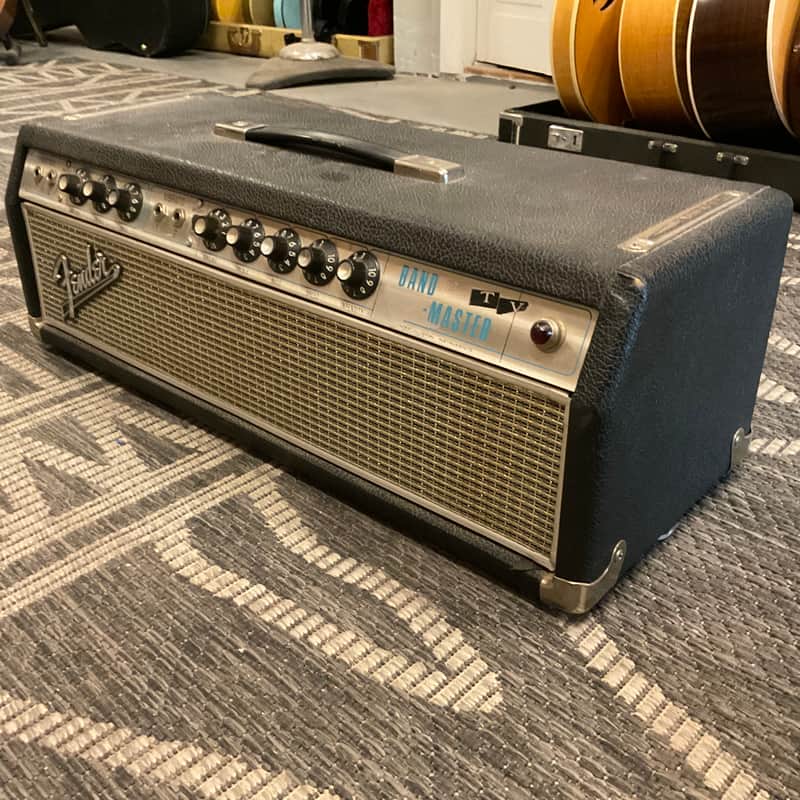 Fender Bandmaster 50-Watt 2-Channel Guitar Amp Head - Silverface image 1