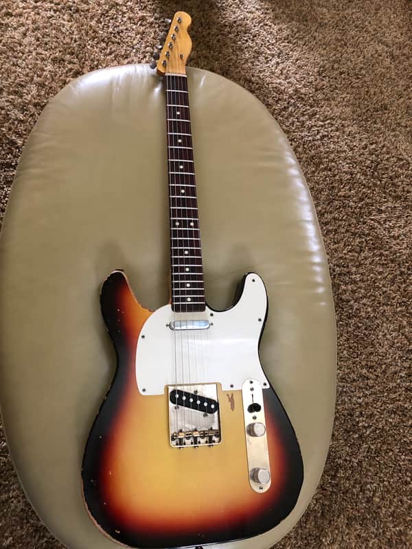 Custom RS Guitarworks Body Double Cut  Telecaster 2018 3 tone Sunburst image 1