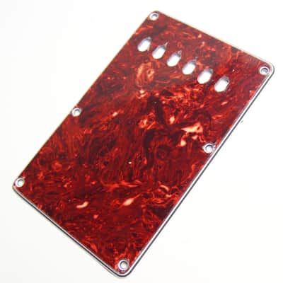 Tremolo Cover Back Plate for Yamaha Electric Guitar ,4ply Red Tortoise image 4