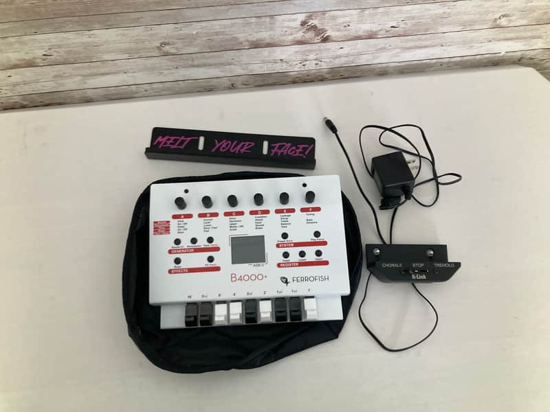 Used Ferrofish B4000+ Drawbar Organ Module w/Half Moon Switch image 1