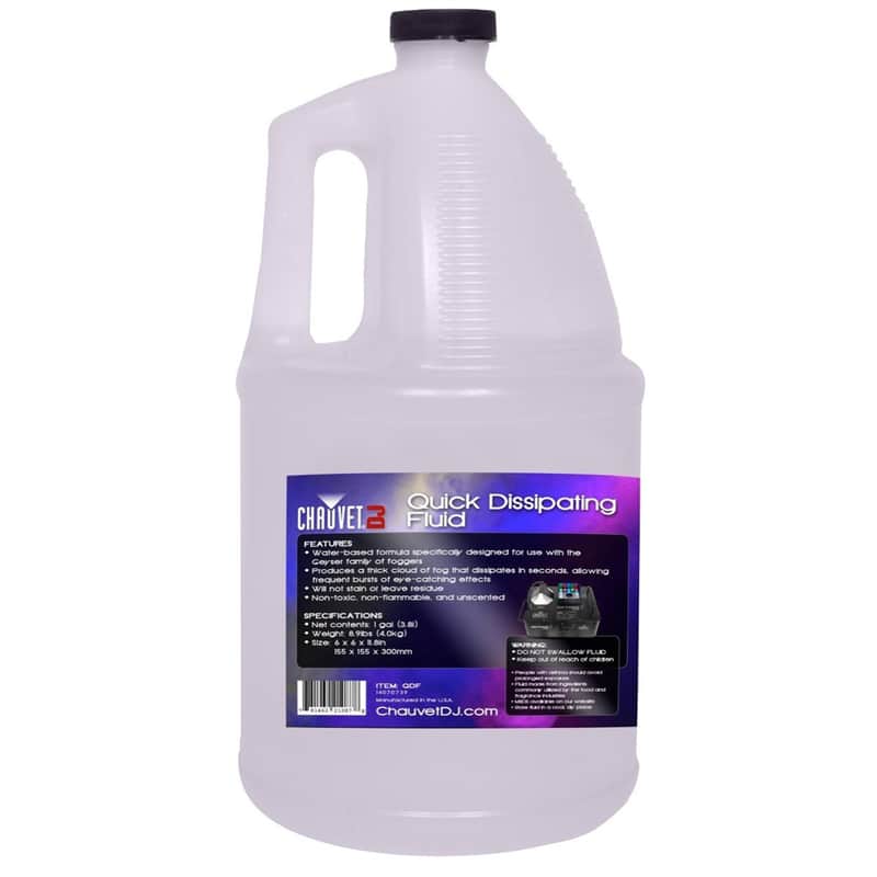Chauvet QDF Water-Based Quick-Dissipating Fog Fluid (1 Gallon) image 1