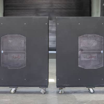 (Pair) Danley Sound Labs BC415 Boundary Coupled Touring Subwoofer w/ Wheel Carts image 2