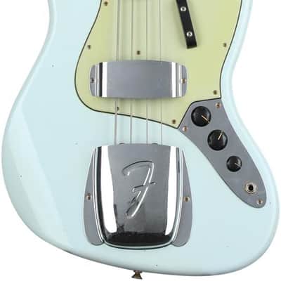Fender Custom Shop '63 Jazz Bass Journeyman Relic - Faded Aged Sonic Blue image 1