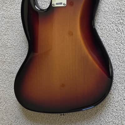 Fender American Performer Jazz Bass Guitar, 3-Color Sunburst, New Gig Bag image 7