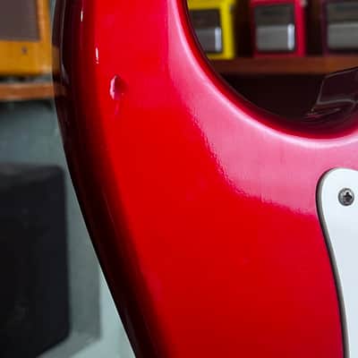 Tokai “Goldstar Sound” MIJ Stratocaster – Candy Apple Red – Early 1980s w/ Vintage Ibanez Hardcase image 6