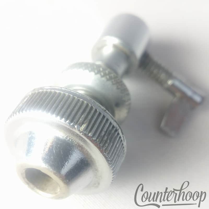 Hi-Hat Cymbal Stand Clutch Vintage Chrome Plating Mount Part Complete Functional image 1