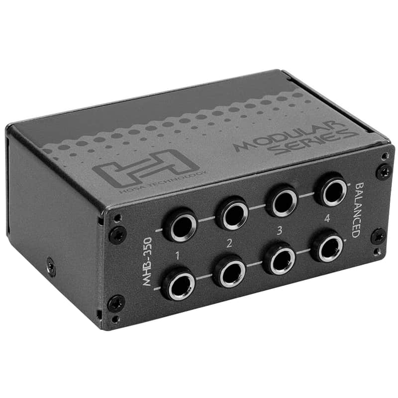 Hosa MHB-350 1/4-Inch TRS Patch Bay Module image 1
