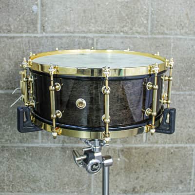 Pearl 5.5" x 14" 50th Anniversary Solid Maple 24K Gold Plated Snare Drum image 4