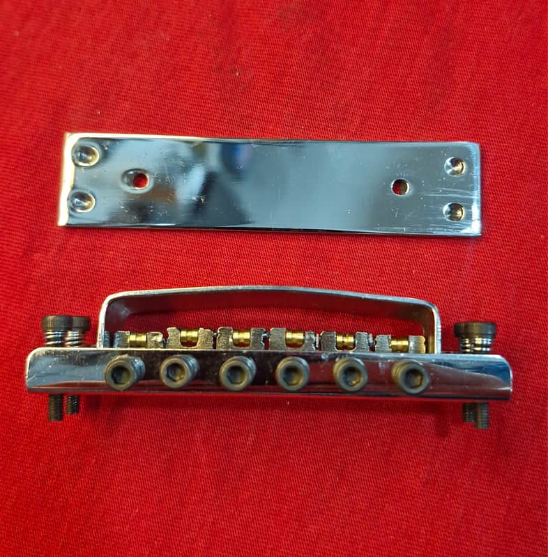 Roller saddles bridge for Rickenbacker guitar image 1