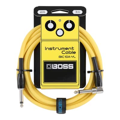 Boss SD-1W Waza Craft Super Overdrive + BIC-10A-YL 10ft Instrument Cable, Yellow image 5