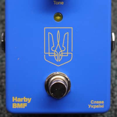 Harby Pedals BMF Distortion Sustainer Fuzz Guitar Effects Pedal Made in USA image 1