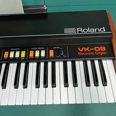 Roland VK-09 61-Key Electronic Organ 1980s - Black image 8
