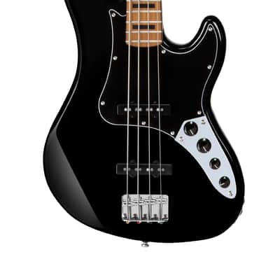 Cort GB64JJ Jazz Bass Block Inlays in Black image 1