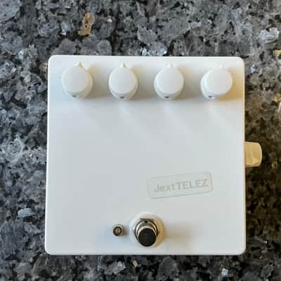 Reverb.com listing, price, conditions, and images for jext-telez-white-pedal