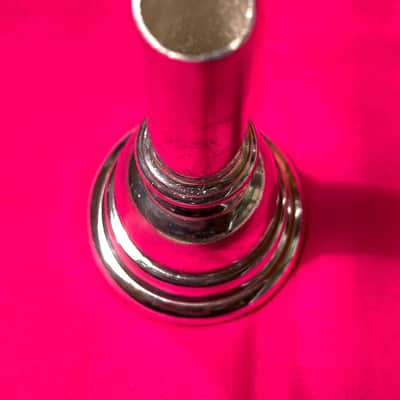 Antique Tuba Mouthpiece-All Plating Intact-Deep Funnel Shape Cup-Great Condition! image 5
