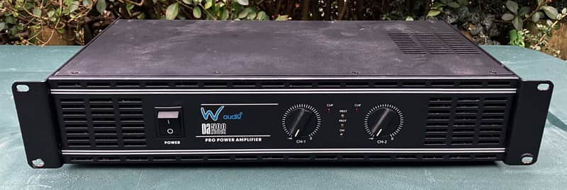 W-Audio DA500 500w Pro Power Rack Mount Amp Amplifier - Boxed - Tested - Working image 1