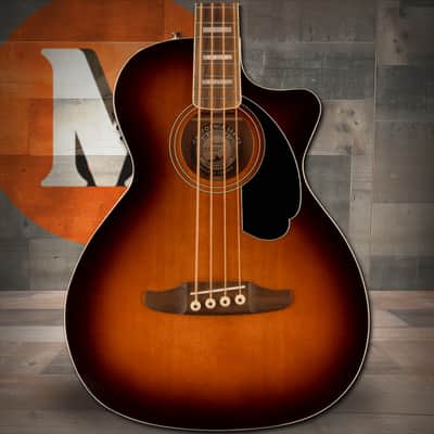 Fender Kingman Bass, Walnut Fingerboard, Black Pickguard, Shaded Edge Burst image 1
